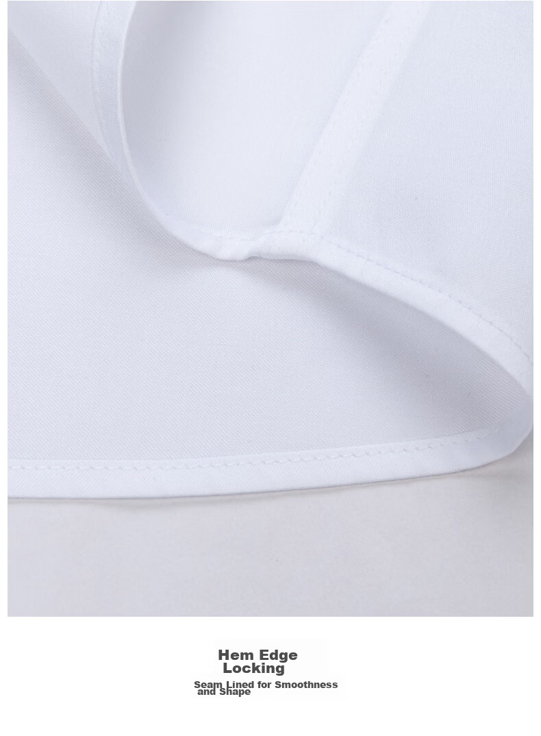 FIRS 200-Thread Satin DP Non-Iron Short Sleeve Shirt Men Summer High-End Pure Cotton Business Shirt Light Sky Blue 43 14