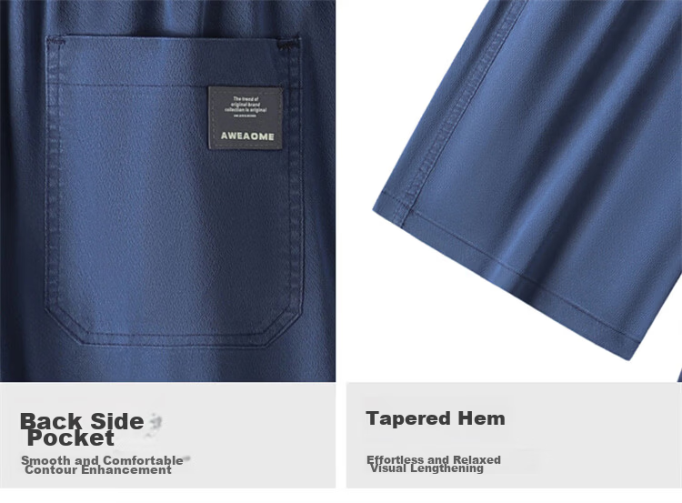 MARK FAIRWHALE Men's Ice Silk Summer Lyocell Cooling Five-Point Shorts Casual Sports Mid-Length Pants 9