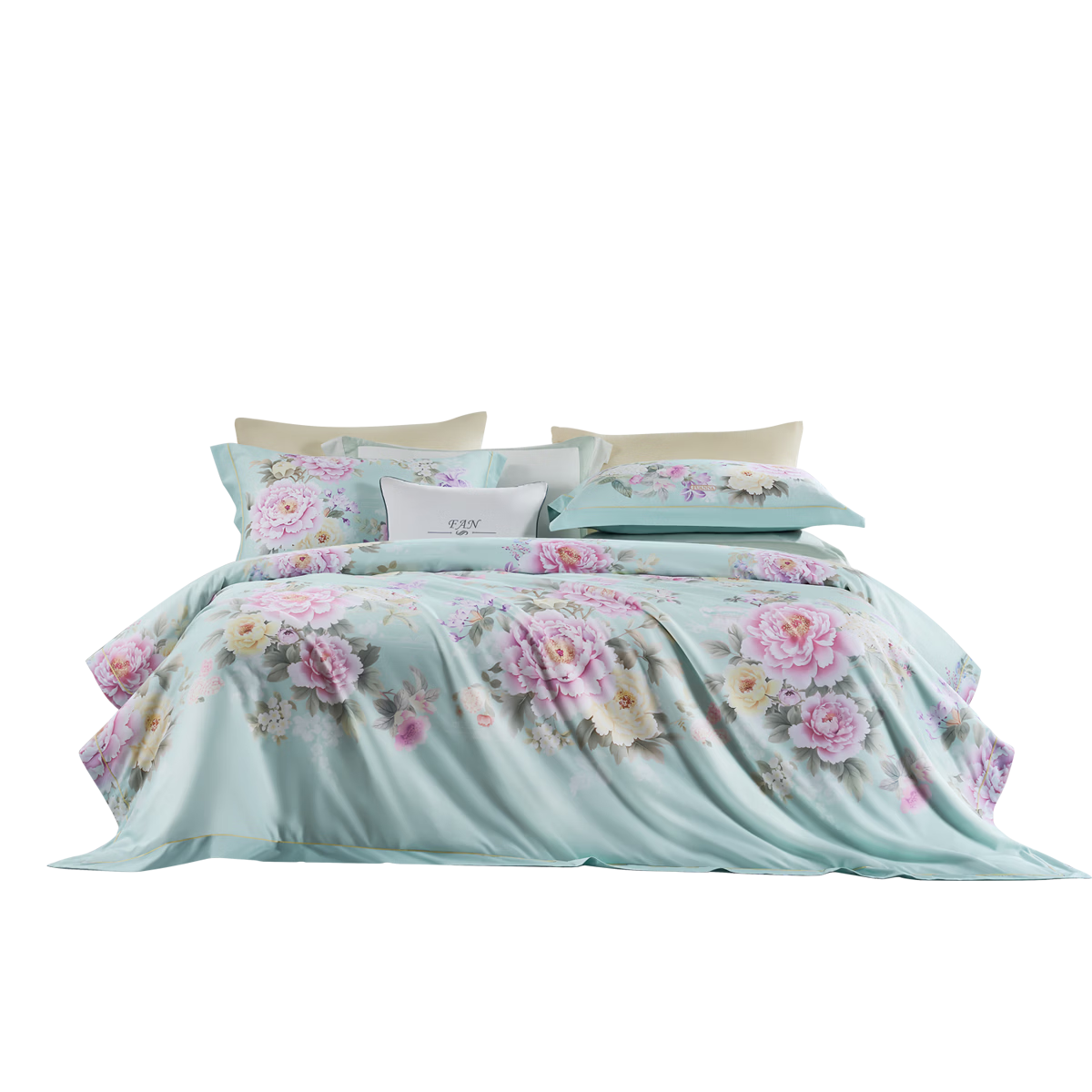 Fuanna 100s Long-Staple Cotton Four-Piece Set A-Class Double Extra Large Pure Cotton Bedding 230×229cm