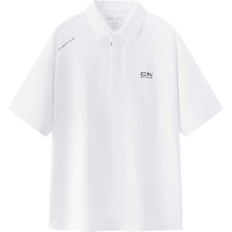 Semir XCNSPACE Aerospace Collaboration Series Men's Polo Knit Shirt 101326115109