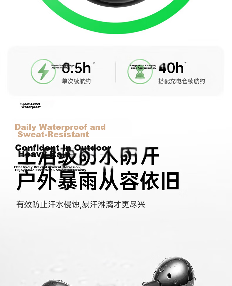 Newmine [Latest 2026 Model | Unaltered Original Sound] Ear-Clip Bluetooth Headphones, Wireless Open-Ear Non-In Running Call Noise-Cancelling Ultra-Long Battery Life for International Travel Translation, Gentle on Ears 23