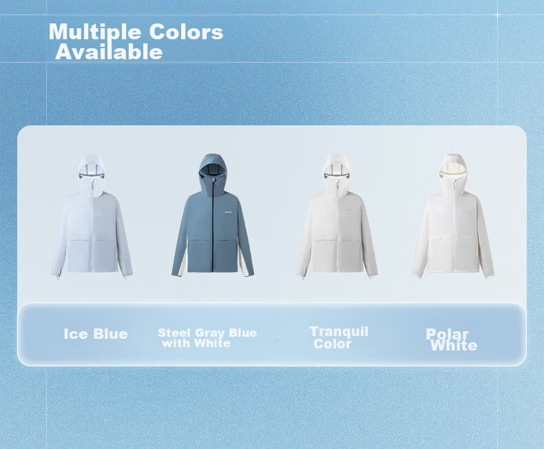 Meilicheng Hou Minghao Style Men's Loose Slim Fit Versatile Casual Puff Hooded Sun Protection Jacket WFS001 18