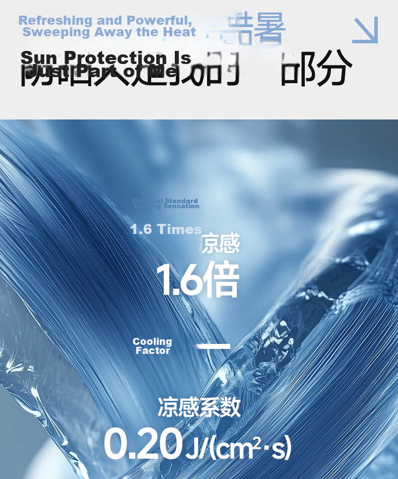 MINISO Ice Silk Hooded Sun Protection Jacket for Men, Cool and Breathable Lightweight Skin Jacket, Outdoor High SPF Sun Protection, Z Ice Blue, 3XL 10