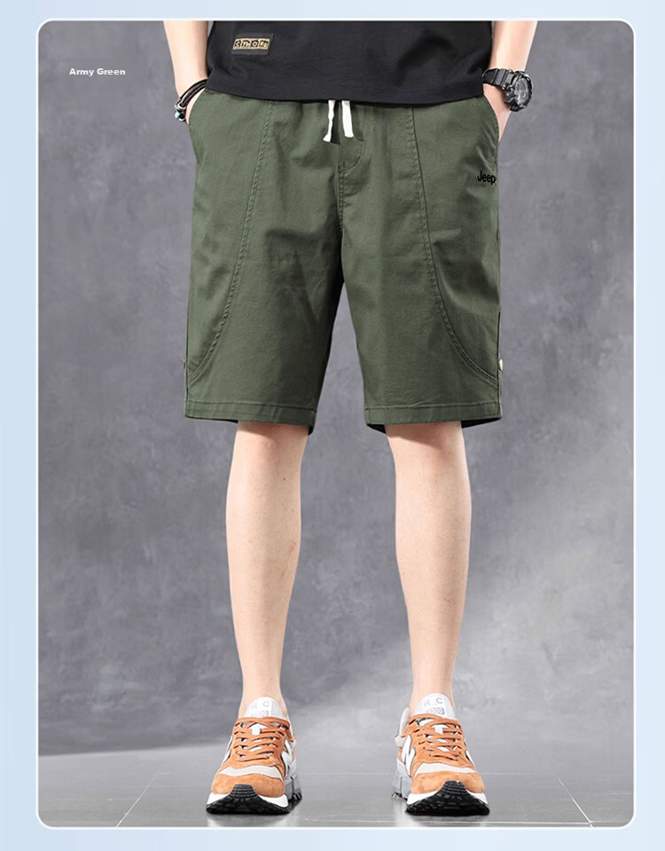 JEEP Men's Summer Loose Fit Black Cargo Shorts 3XL 17