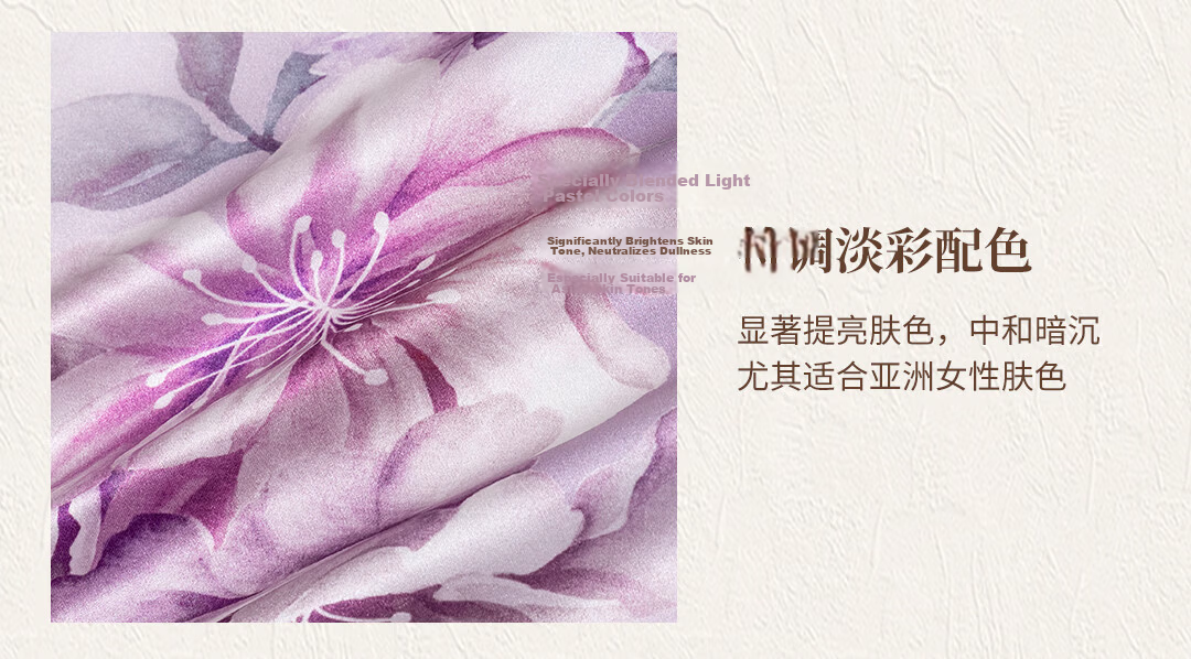 Shanghai Story 100% Mulberry Silk Printed Scarf Square Silk Scarf Gift for Mom and Girlfriend Birthday Women's Silk Scarf Gift Box 21