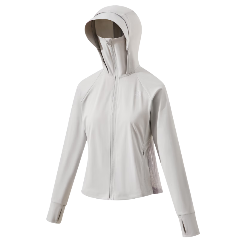 BOSIDENG Summer National Standard Original Yarn Sun Protection Jacket for Women UPF100+ UV Protection Casual Sports Travel Coat
