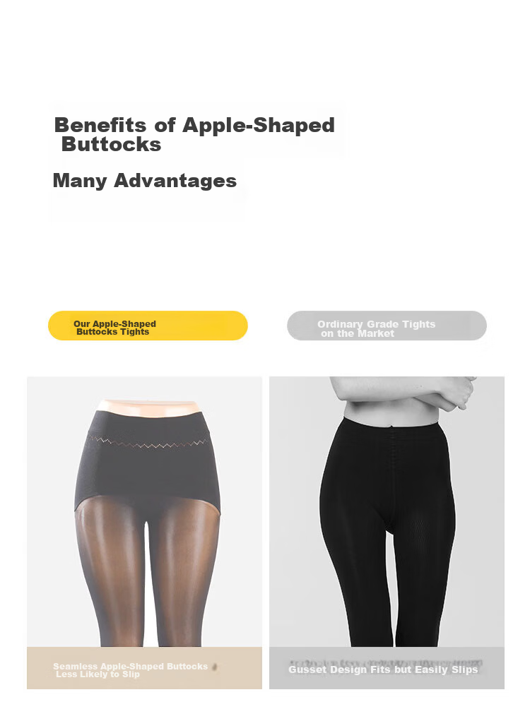 Afandi【Plus Size】Ultra-thin Bare Leg Magic Spring Summer Sheer Anti-Snag No-Crotch Tights Pantyhose 19