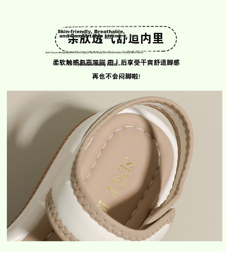 Cartelo Crocodile Women's Summer New Bowknot Open Toe Casual Thick Sole Beach Sandals 1935 Beige 37 8