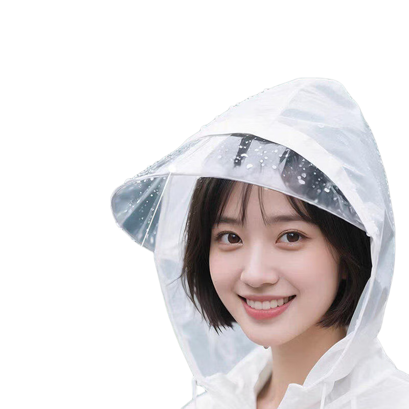 Spapani Electric Vehicle Outdoor Travel Raincoat Long Full-Body Heavy-Duty Rainproof with Extended Brim Thickened Portable Poncho