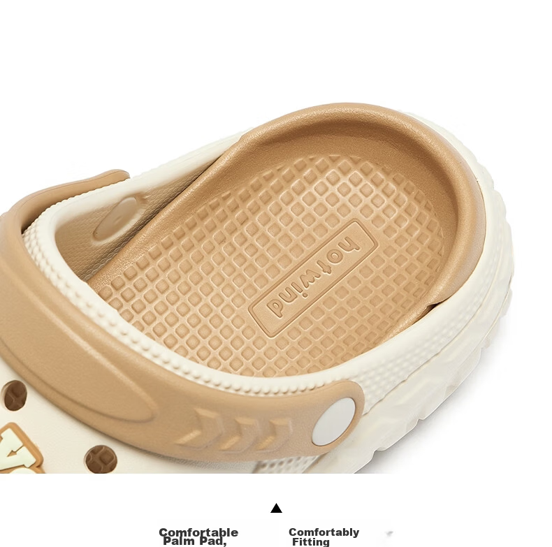 Hotwind Women's Summer New Fashion Height-Increasing Thick-Soled Clogs Casual Cute Beach Outdoor Slippers 25