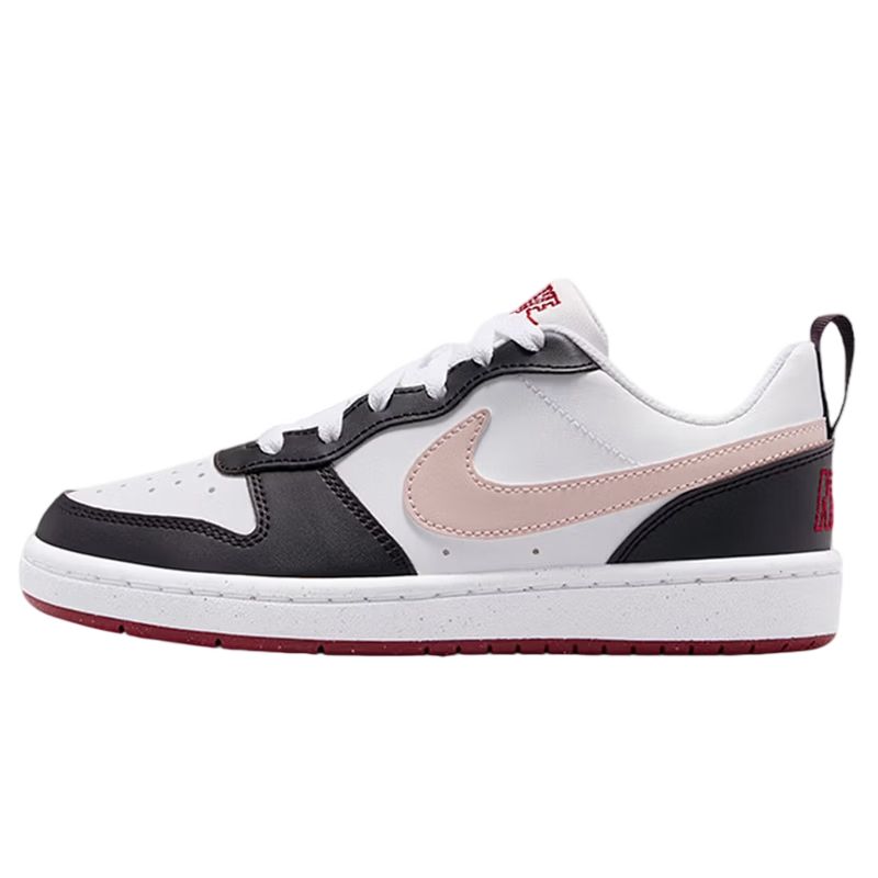 Nike Girls' Big Kids Court Borough (GS) Casual Sneakers IF3402-100 Black White Size 38