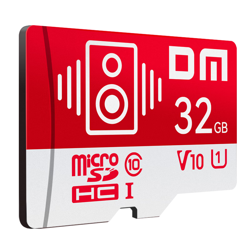 DM Damai 32GB TF (MicroSD) Memory Card Red and White Card for Audio Compatible with MP3 Voice Recorder Digital Photo Frame Kids Camera Microcontroller