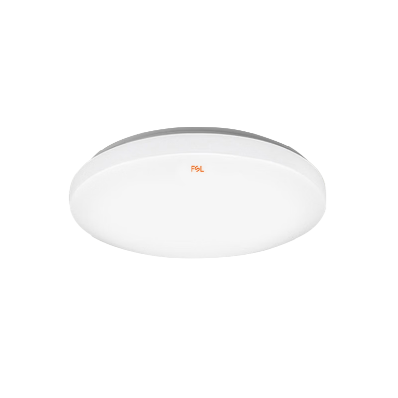Foshan Lighting (FSL) LED Motion Sensor Ceiling Light, Microwave Radar Human Body Induction Hallway Garage Light for Property Management, 25W White Light, Diameter 36cm [Microwave Radar Light Control Model]