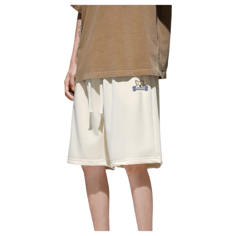 Foss Phil Men's Summer Lightweight Breathable Loose Casual Sports Shorts FPD05 Apricot 3XL