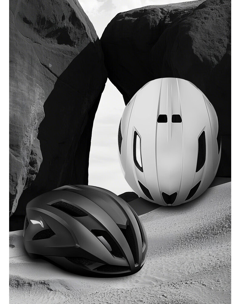 Li-Ning Bicycle Riding Helmet, Anti-Collision Safety Cap, Road Bike Mountain Bike Helmet, Cycling Equipment for Men And Women, Large Head Circumference 13