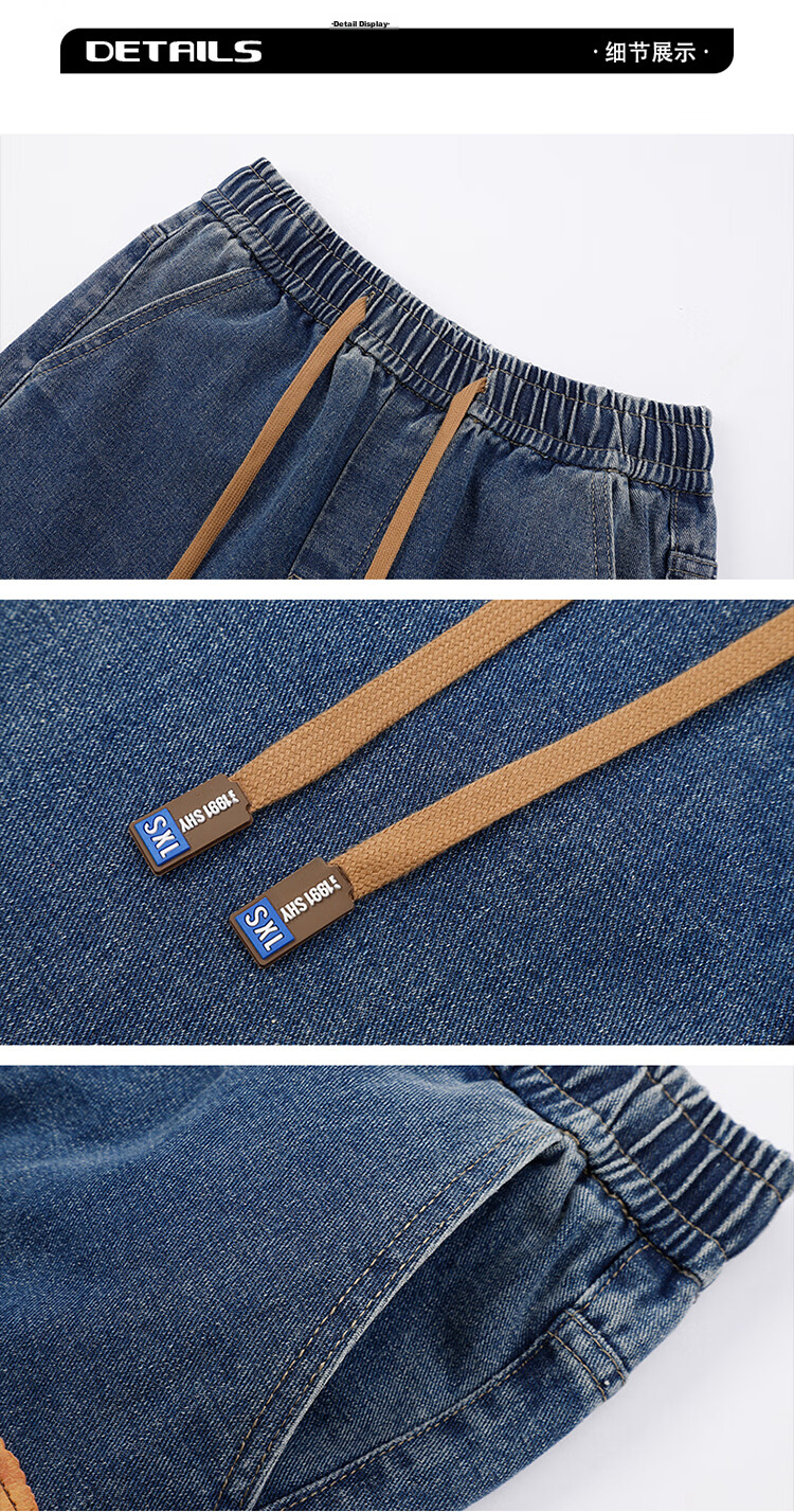 TUCANO Women's Jeans Loose Slim High Waist Wide Leg Casual Trendy Straight Pants Mid Blue 2XL 13