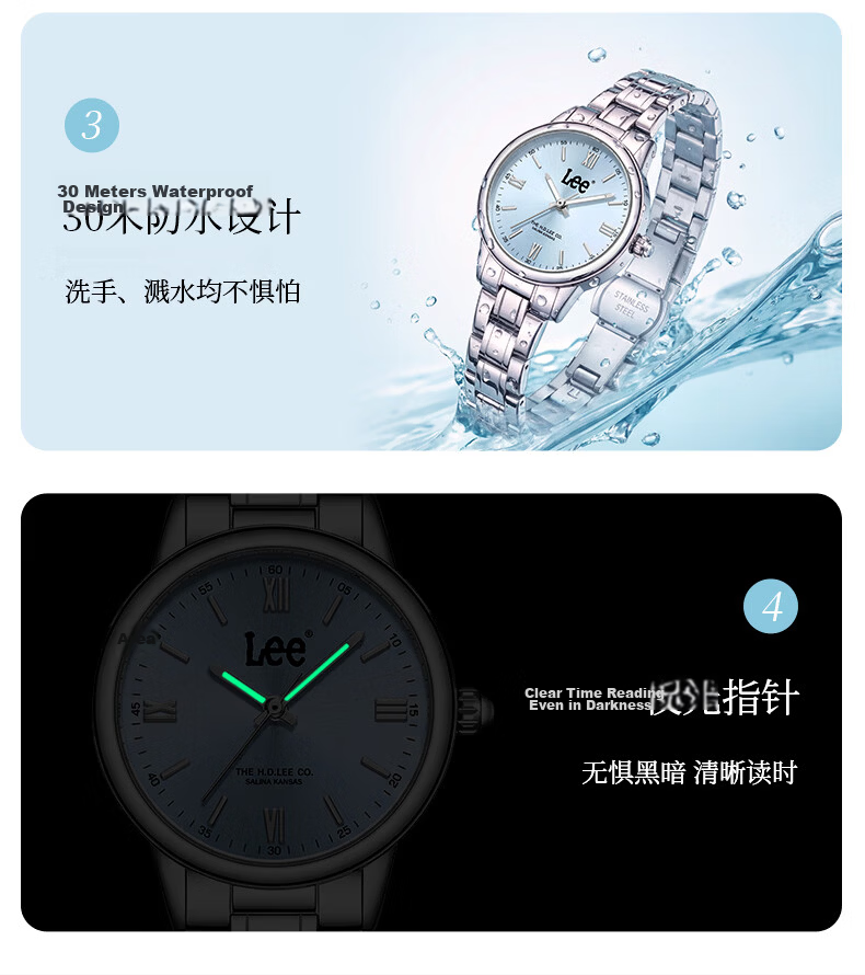 Lee Women's Watch 2026 New Student Luxury Niche High-End 520 Valentine's Day Birthday Gift F578 Silver 11