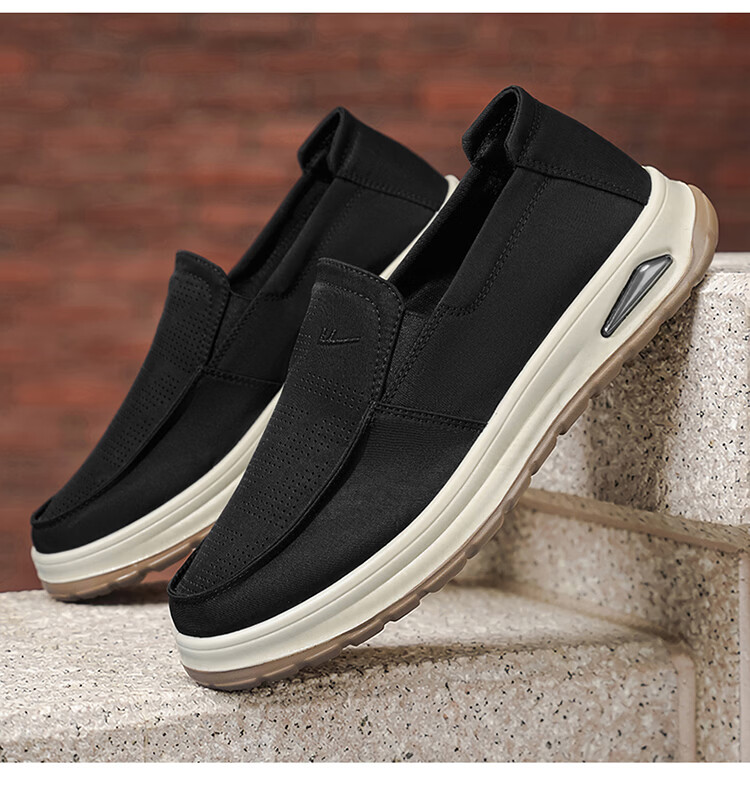Warrior Official Slip-On Men's Shoes Summer 2026 New Breathable Mesh Dad Old Beijing Cloth Shoes Khaki Size 39 15