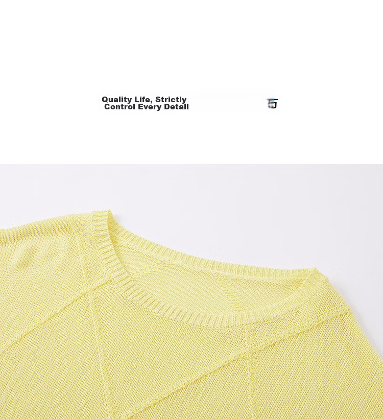 Demana [with Tencel] Spring Cloud Breath Boat Neck Sweater Diamond Jacquard Ribbed Loose Women's Knitwear 12