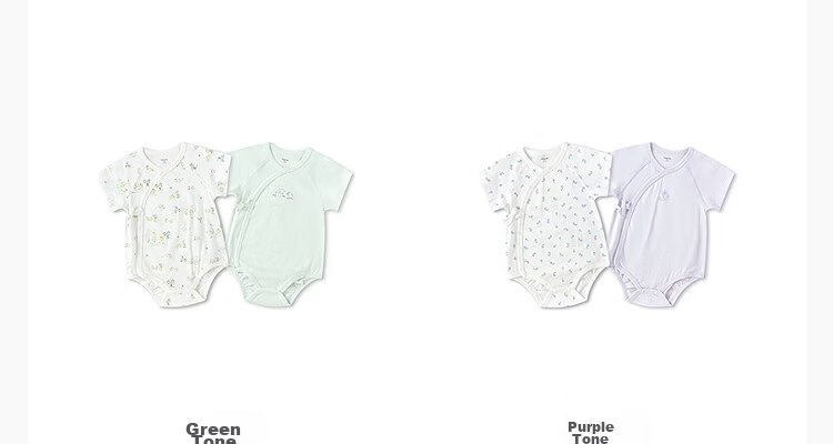 BALABALA Children's Cotton Triangle Shirt, New Summer Thin Style, Baby Bodysuit Two-Piece Set, for Newborns 0-6 Months 51