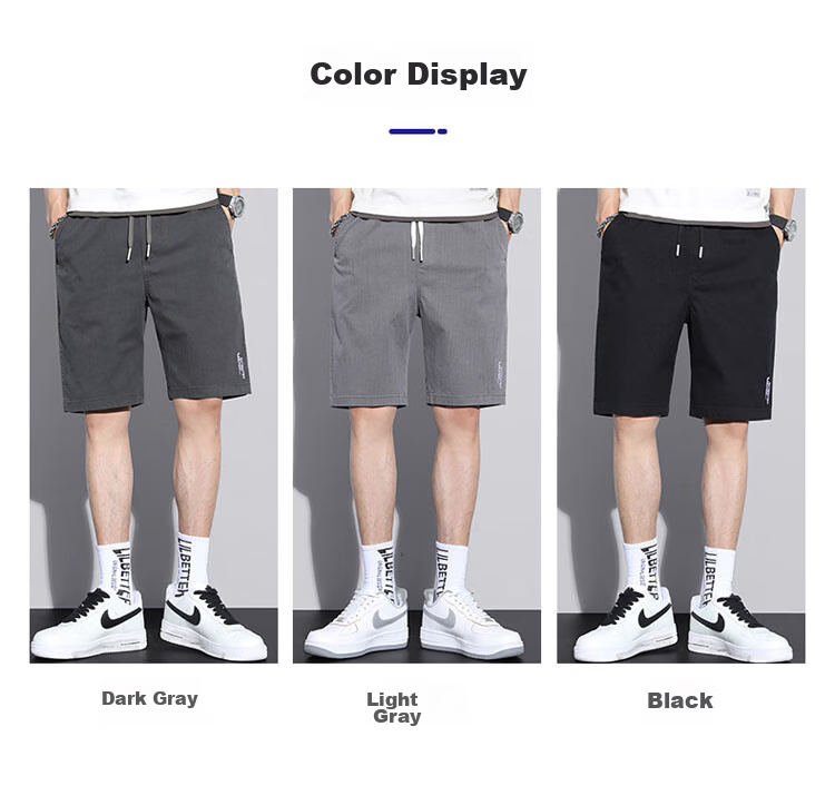 ROMON Men's Shorts, Summer 2026 Five-Point Pants, Casual Trousers, Mid-Length Pants, Versatile Men's Pants, Father's Day Gift 7