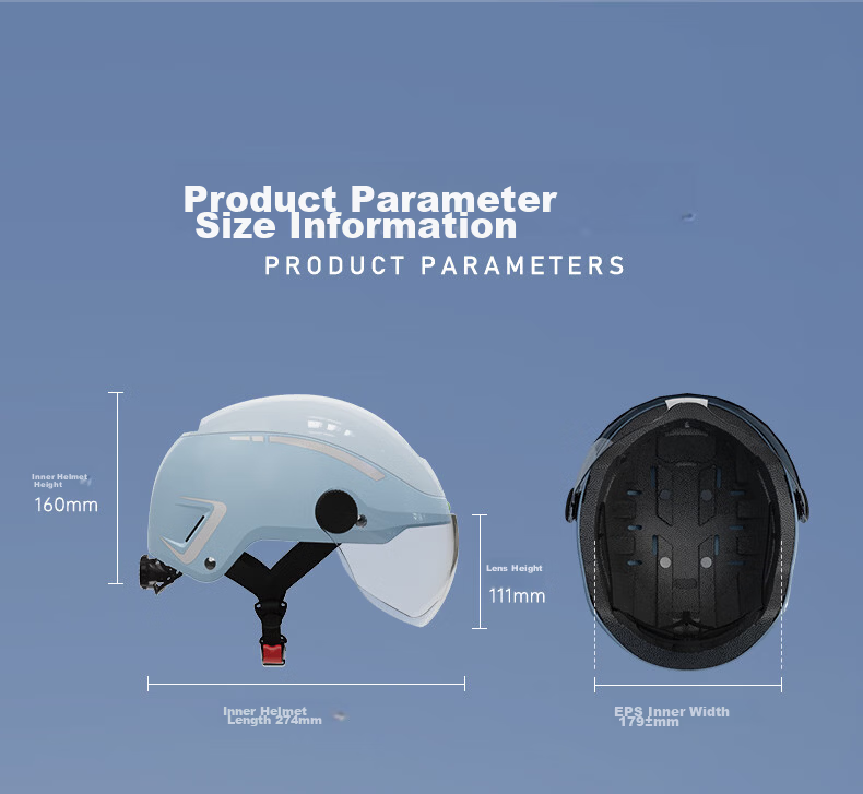 Blue Polaris Electric Bike Helmet Summer Electric Scooter Riding Half Helmet Motorcycle Rider Helmet Ventilated Rainproof Four Seasons 3C Certified Lightweight Commuter Helmet Khaki Yellow 14