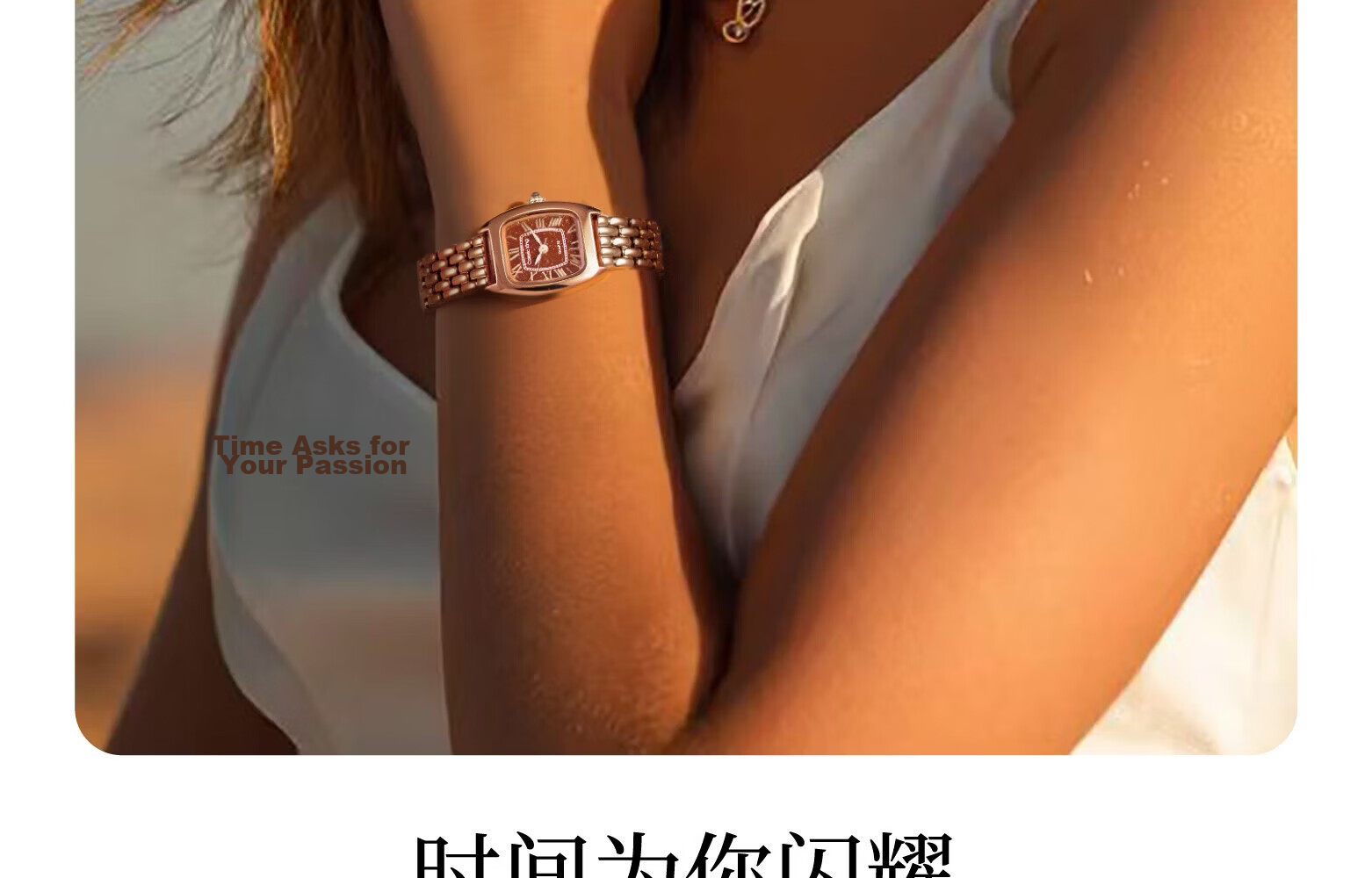 Caloric King Zhi Jian Starry Sky Women's Watch Delicate Square Dial High-End Fashion Minimalist Ladies Watch Birthday Gift for Girlfriend 7