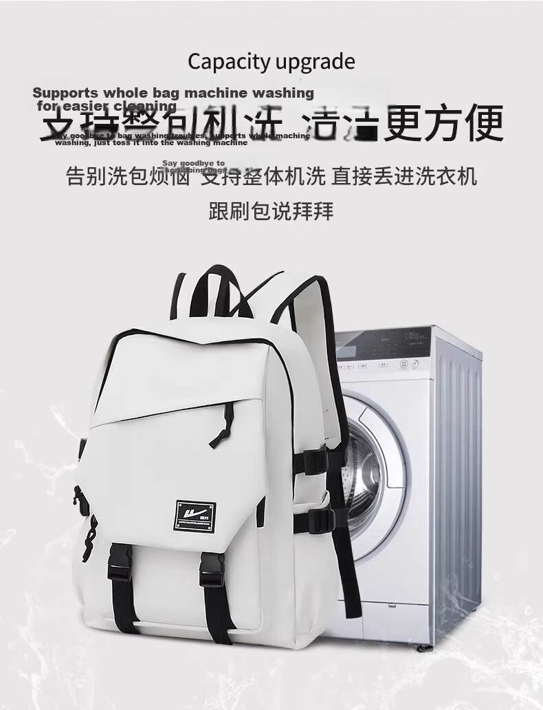 Warrior Men's Large Capacity Casual Water-Resistant Commuter Business Backpack Laptop Bag College Student Travel Backpack 10