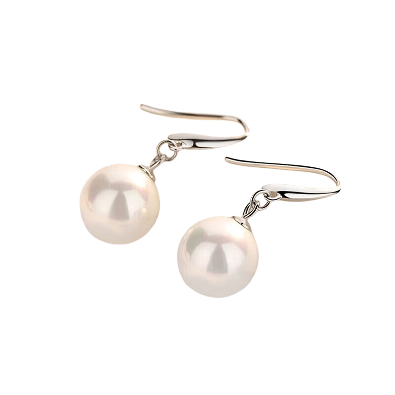 Grace Girl Earrings for Women, Elegant High-End Pearl-Like Studs, Anniversary Birthday Gift for Wife
