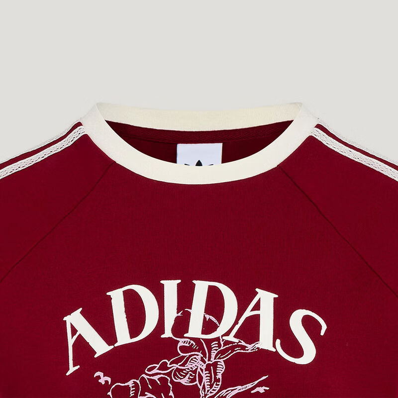 Adidas Originals Women's RESORT S TEE W Short Sleeve T-Shirt KX0734 Red M 4