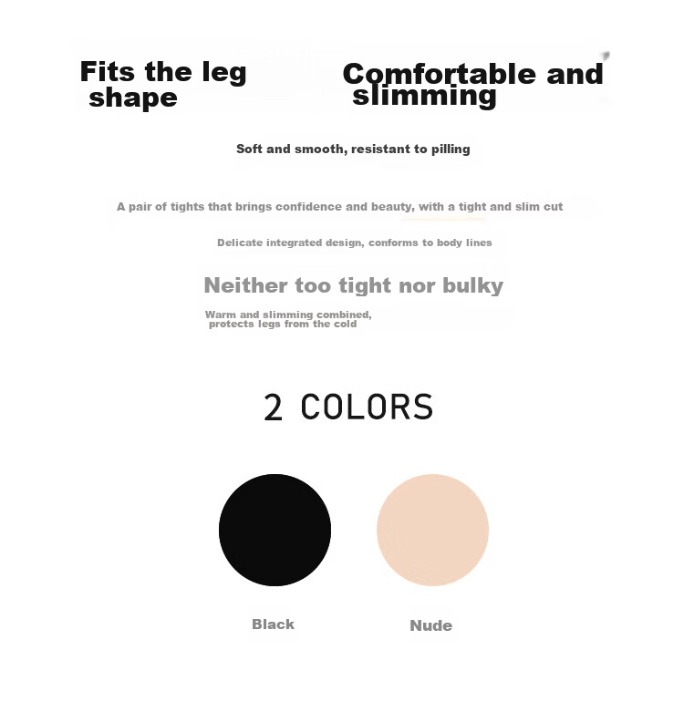 Avandy Ultra-Thin Anti-Snag Black Sheer Bare-Leg Tights Spring Summer No-Crotch Drop Leggings Pantyhose for Women 18