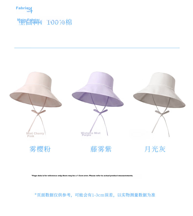 CACUSS Large Brim Sun Hat Women Summer Outdoor Cotton Embroidered Reversible Bucket Hat Pink 9