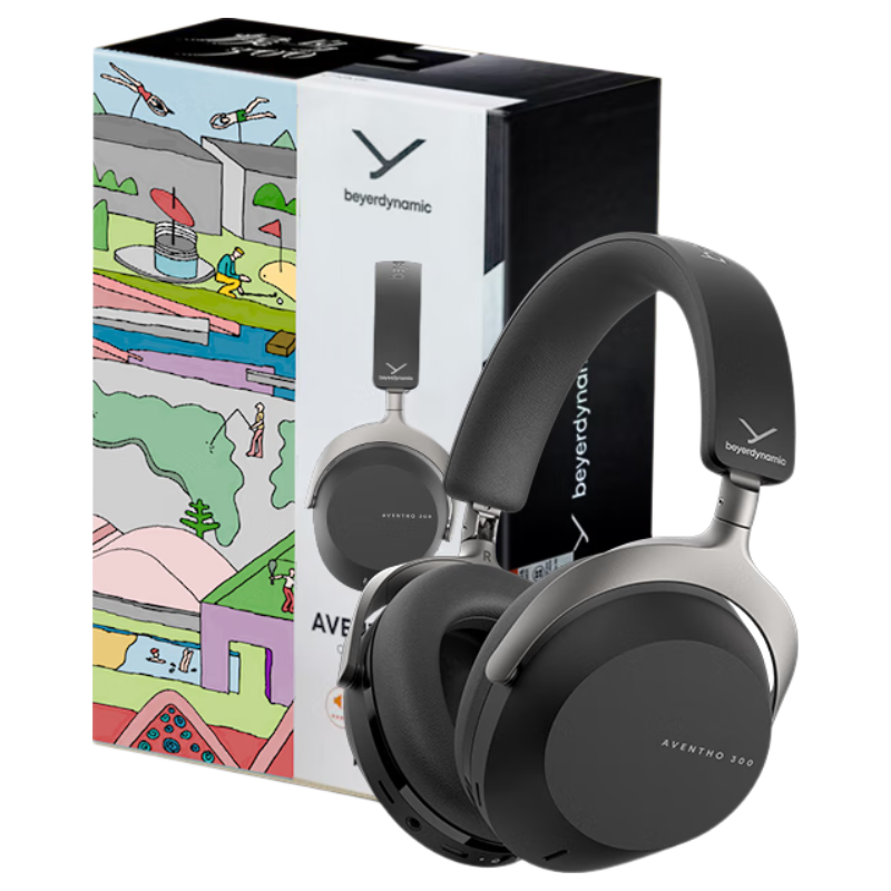 Beyerdynamic AVENTHO 300, Anaya Theater Festival Migratory Bird 300 Co-Branded Edition [Migratory Bird Avento - Wild Fun], Over-Ear Bluetooth Noise-Cancelling Headphones, Black