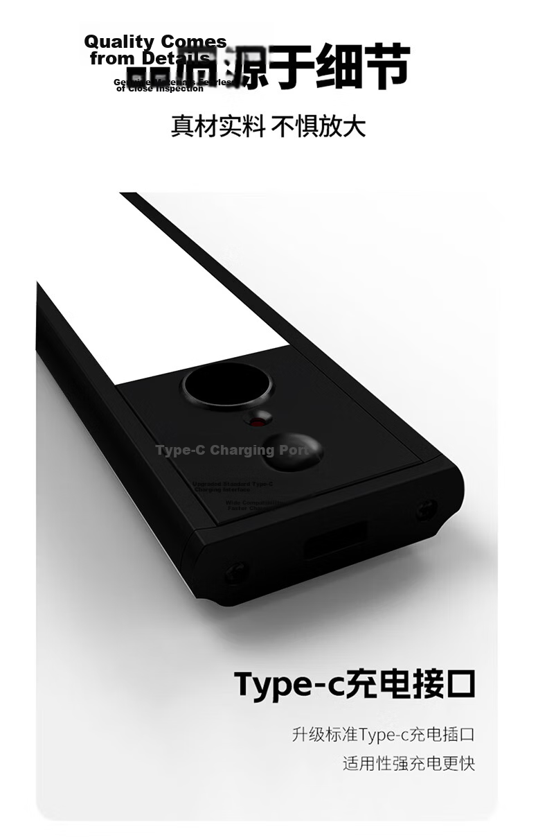 Oppein Induction Cabinet Light Wardrobe Light LED Hand-Sweep Sensor Magnetic Rechargeable Kitchen Shoe Cabinet Night Light 14