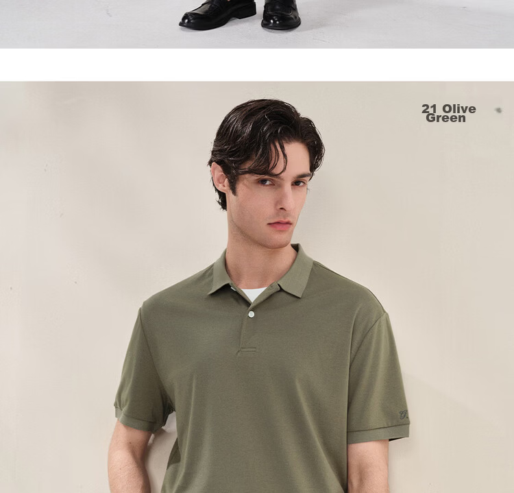 Giordano G+ 2026 Summer New Black Technology Cooling Embroidered Loose Fit Polo Shirt Men 01016461 19