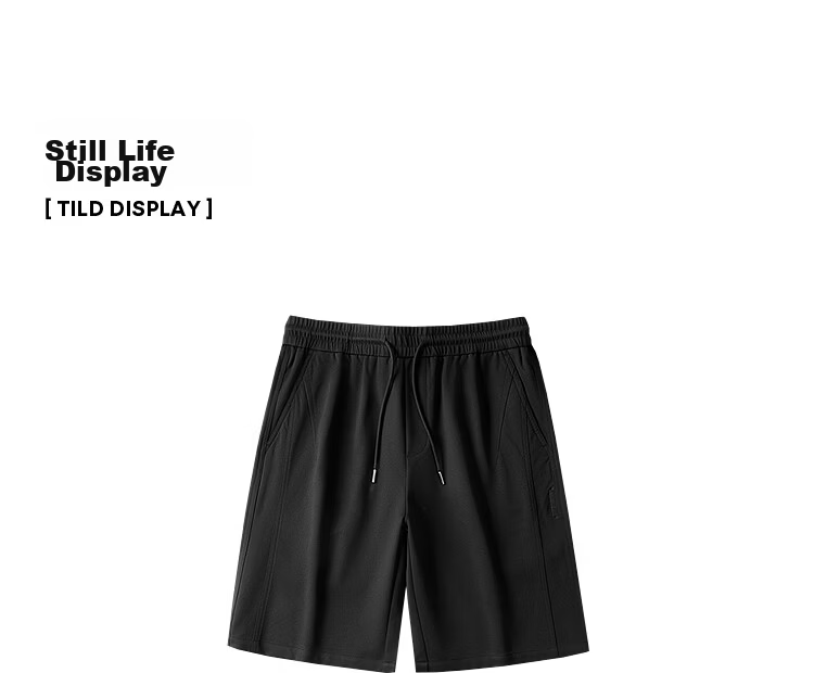 HLA Hailan Home Casual Men's Shorts 26SPRINTING SMILE Lace-up Smooth Summer Shorts for Men 7
