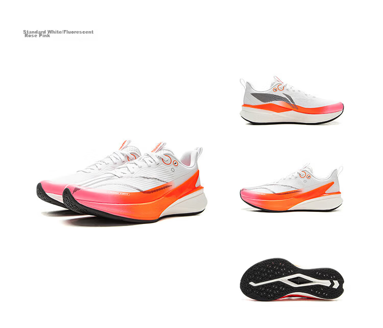 LI-NING Kids Running Shoes Chitu 8 Pro Lightweight Rebound Boys Sports Shoes Comfortable Breathable Shock Absorption 8