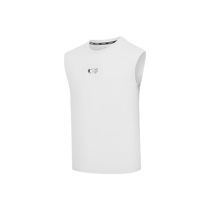 QIAODAN Men's Tank Top, Summer Sports Quick-Dry T-Shirt, Moisture-Wicking Sleeveless Basketball Jersey, Fitness Top