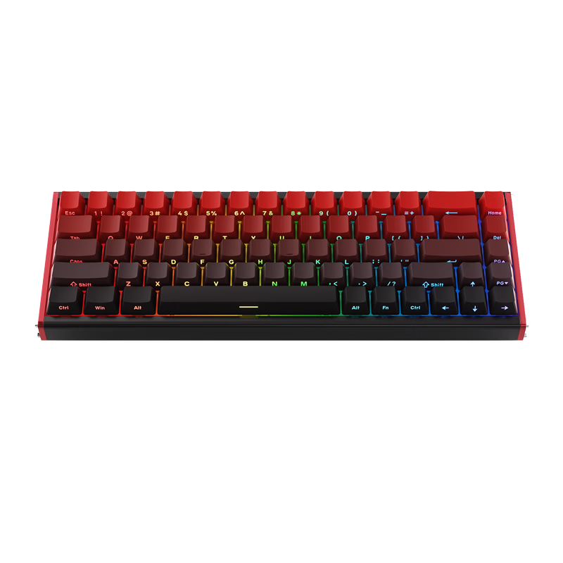 AJAZZ ALUX68 Magnetic Switch Keyboard CNC Aluminum RT0.01 68-Key Hot-Swappable Gaming Keyboard 8K Polling Rate Magnetic Switches Valorant Edition Magnetic Switch Hongyun Datou
