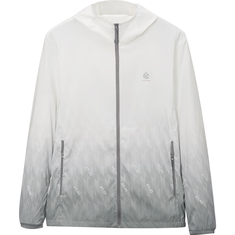 HLA Hailan Home Men's Jacket 26 Hooded Gradient Sleeve Lightweight Sun Protection Portable Summer Coat