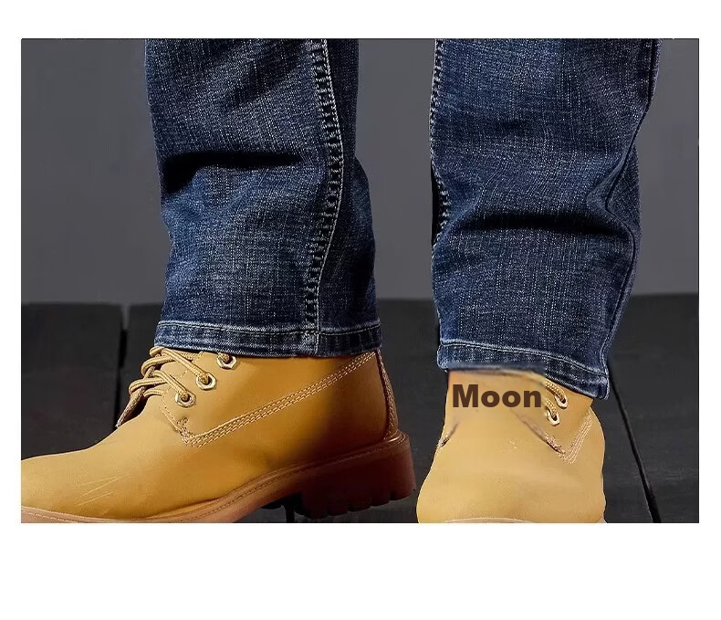 Jeanswest Men's Jeans Spring Summer New Loose Straight High-End Trendy Stretch Vintage Casual Pants 19