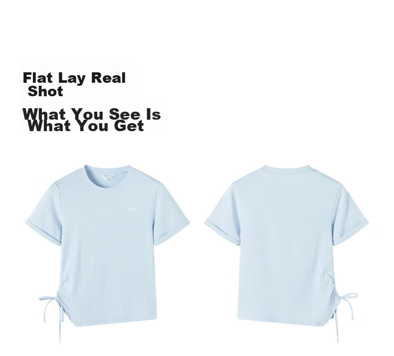 TonLion 2026 New Summer Women's Short Sleeve T-Shirt Unique Design Loose Fit Top Summer Outfit 5