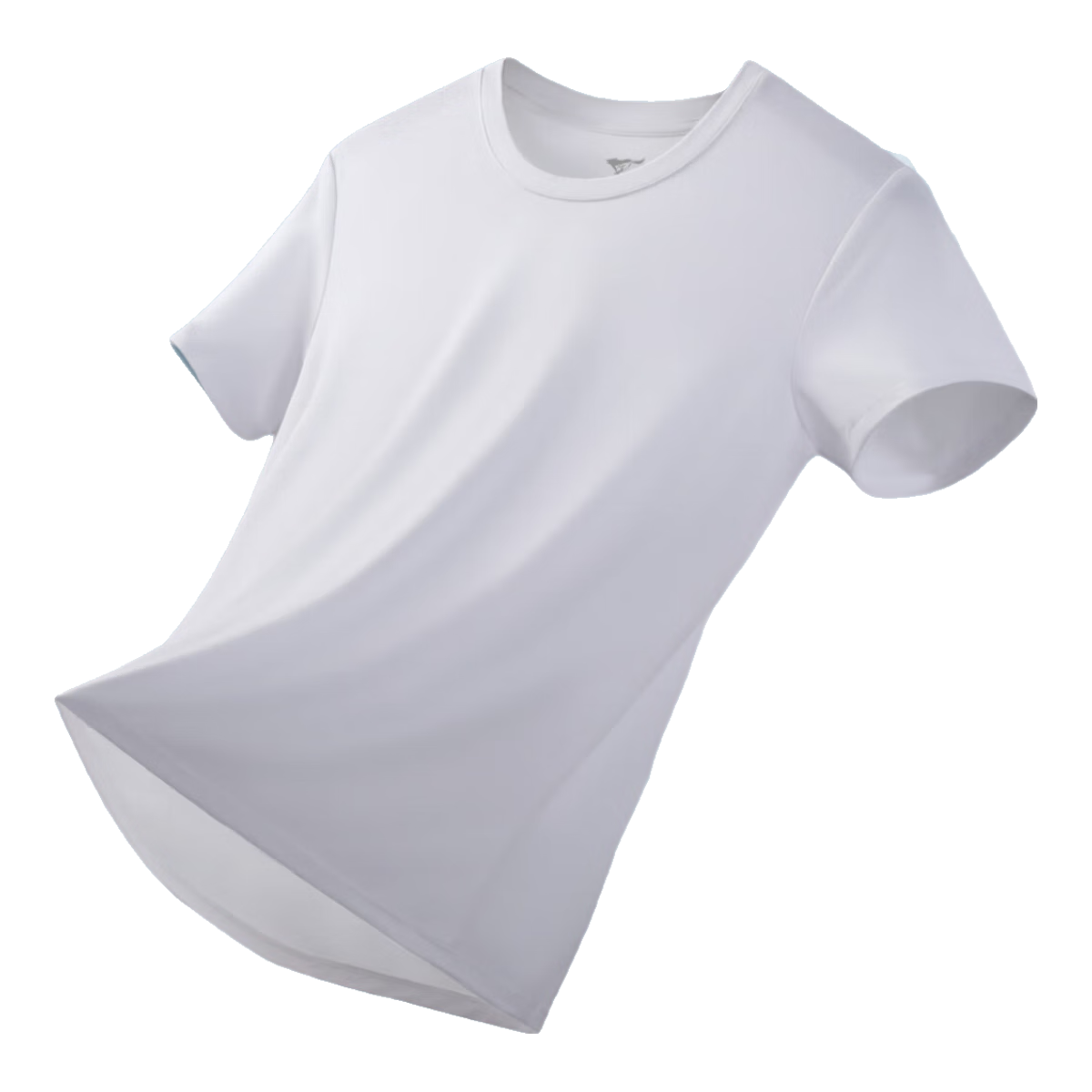 SEPTWOLVES Men's Short Sleeve T-Shirt Elastic Cotton Breathable Casual Sweat-Absorbing Basic Heather Gray 2XL