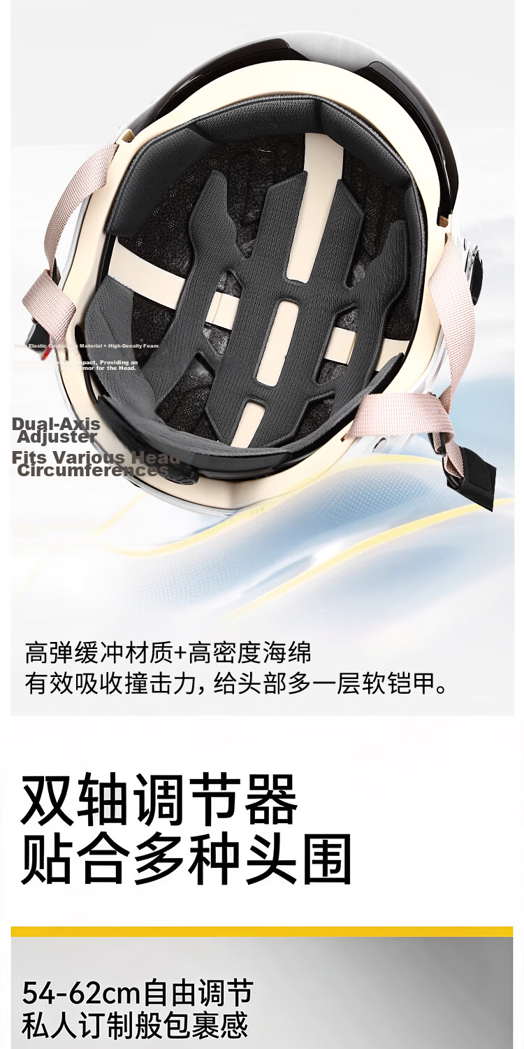 DOX Electric Bike Helmet Men's Motorcycle Scooter Half Helmet 3C Certified Summer Sun Protection Breathable Four Seasons Universal Women's Safety Helmet Skylight [High-Definition Sun Protection Short  3
