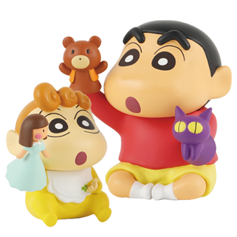 52TOYS Crayon Shin-Chan Daily Series Blind Box Anime Trendy Figurine Action Figure Display Toy, Full Box of 6 Mid-Autumn Festival Gift