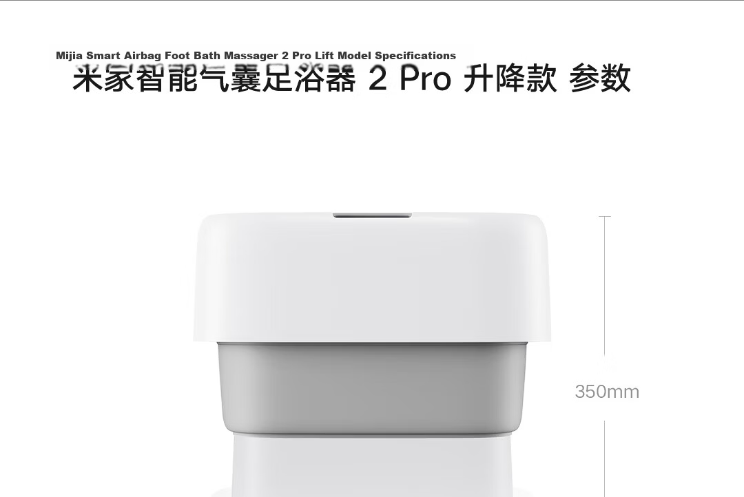 Mijia Xiaomi Automatic Temperature-Controlled Foot Soak Bucket with Airbag Massage Electric Foldable Foot Bath Basin Smart Sterilization Foot Bath Tub for Calf Soaking Birthday Gift for Mom 32