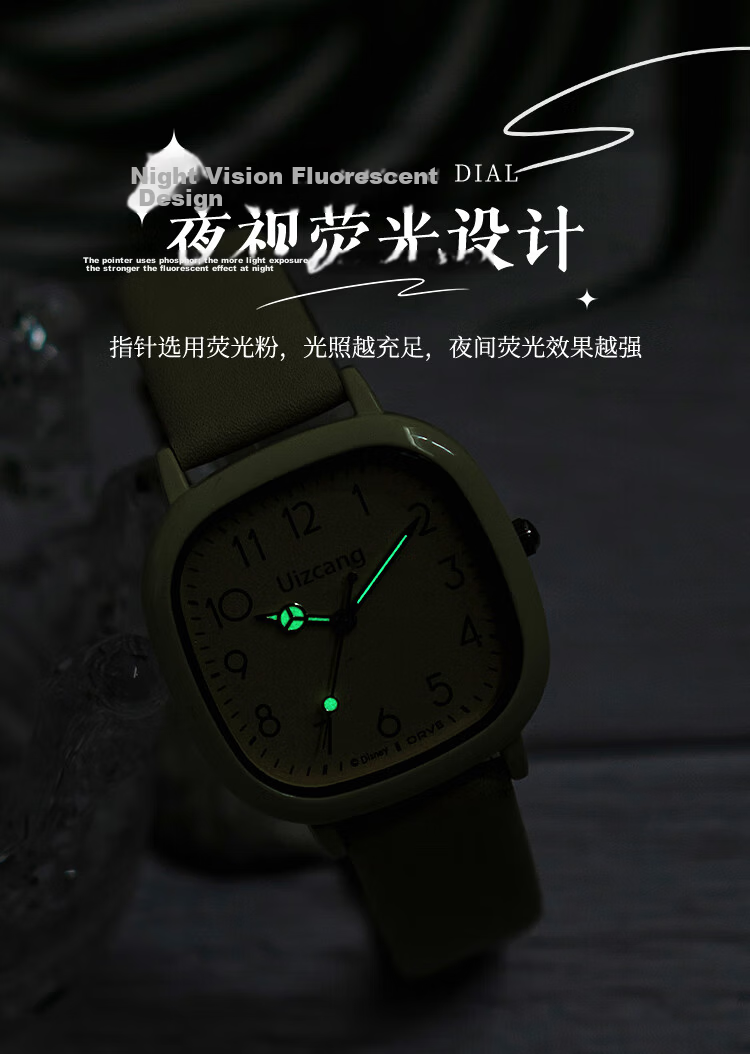 LOUIE JUELEN Student Watch Silent Waterproof Women's Korean Style School Quartz Watch for High School Girls 6