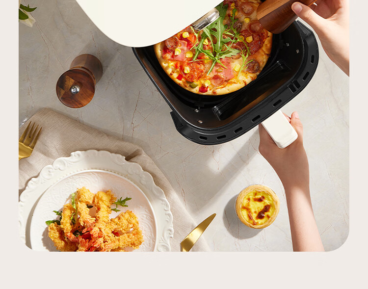 SUPOR No-Flip Air Fryer with Top And Bottom Views, Fully Automatic Steam And Bake All-In Machine for Home Use, 6L Large Capacity Metal Inner Electric Fryer, New Model KD60D876 21
