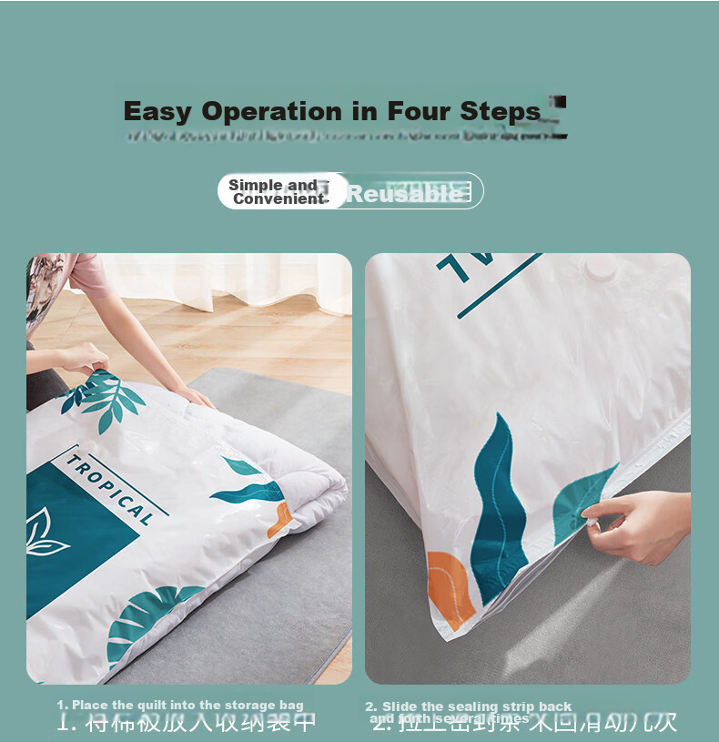 Antu Vacuum Compression Storage Bags for Quilt Clothes Bedding Organizer with Electric Air Pump for Down Jackets and Cotton Quilts Packing Bags 25