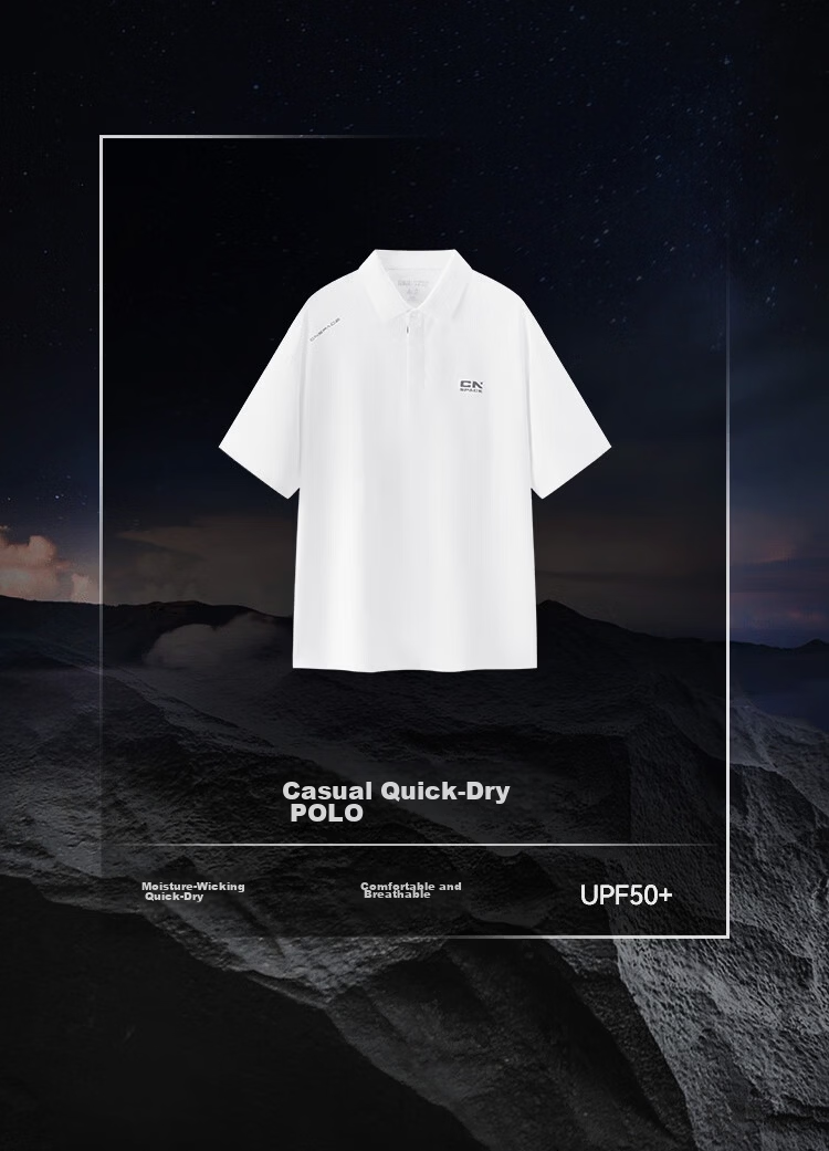 Semir XCNSPACE Aerospace Collaboration Series Men's Polo Knit Shirt 101326115109 2